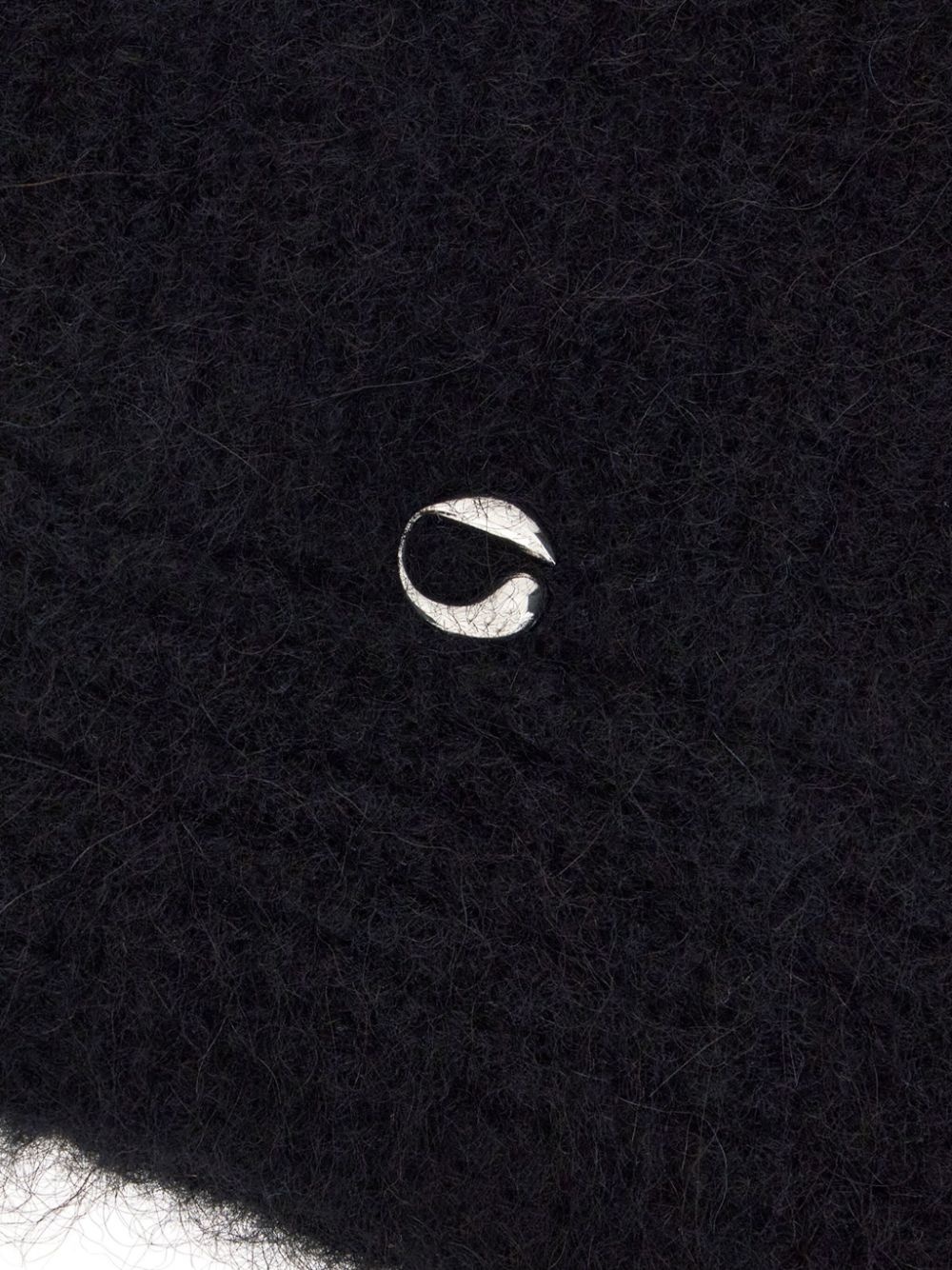 knitted horn beanie hat - 3