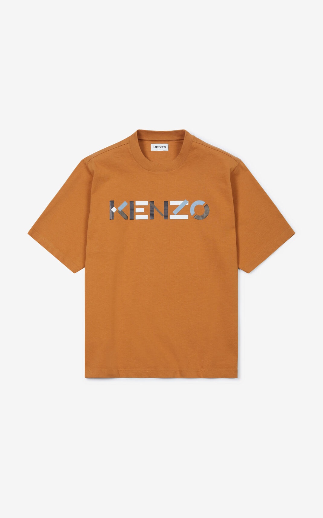 Multicoloured oversize KENZO Logo T-shirt - 1