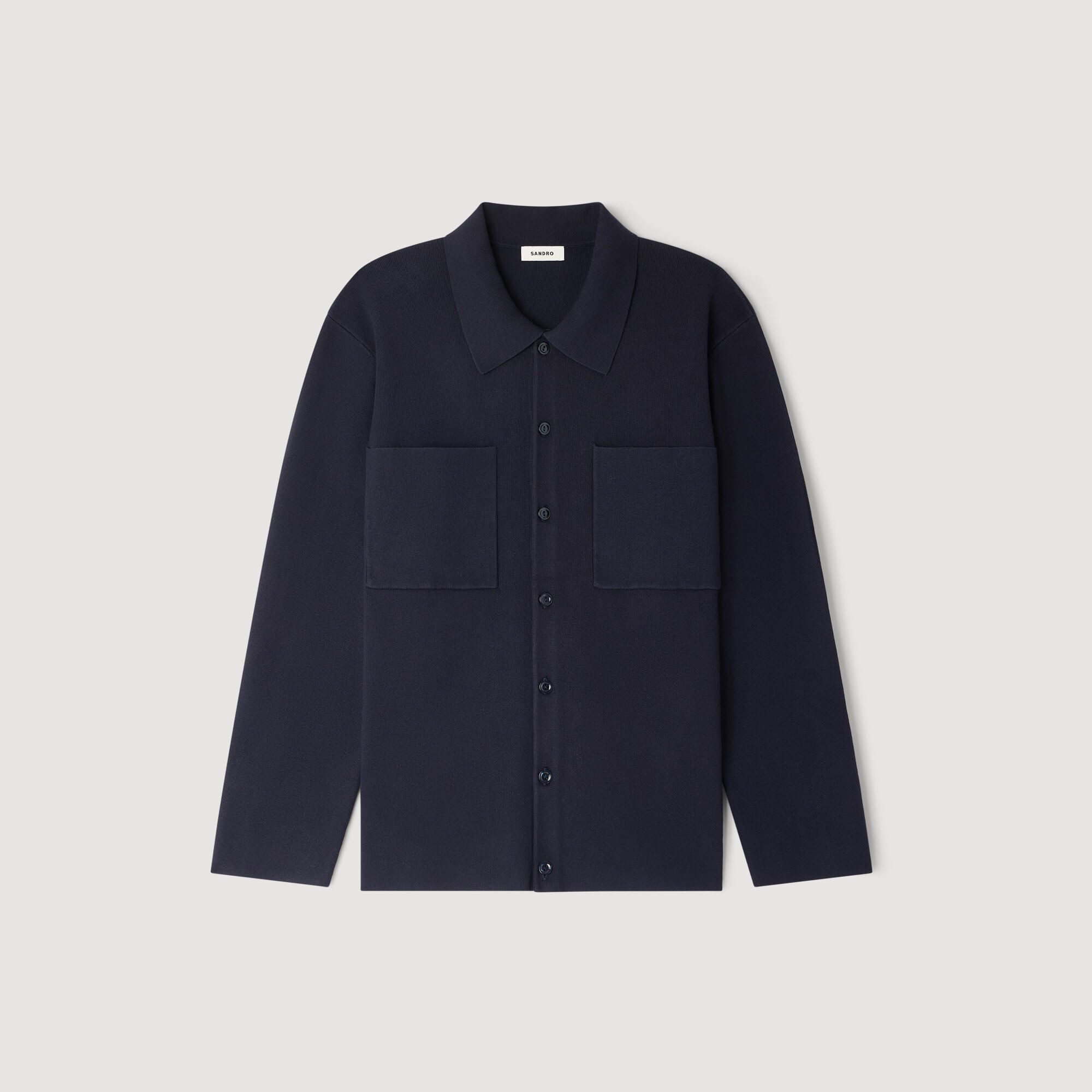 KNITTED SHIRT JACKET - 6