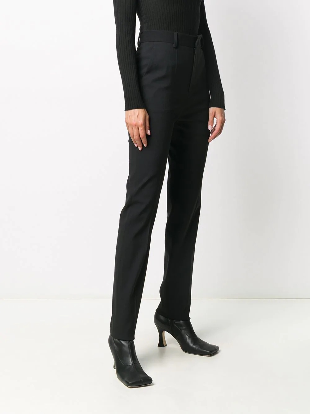 slim-fit tailored trousers - 3