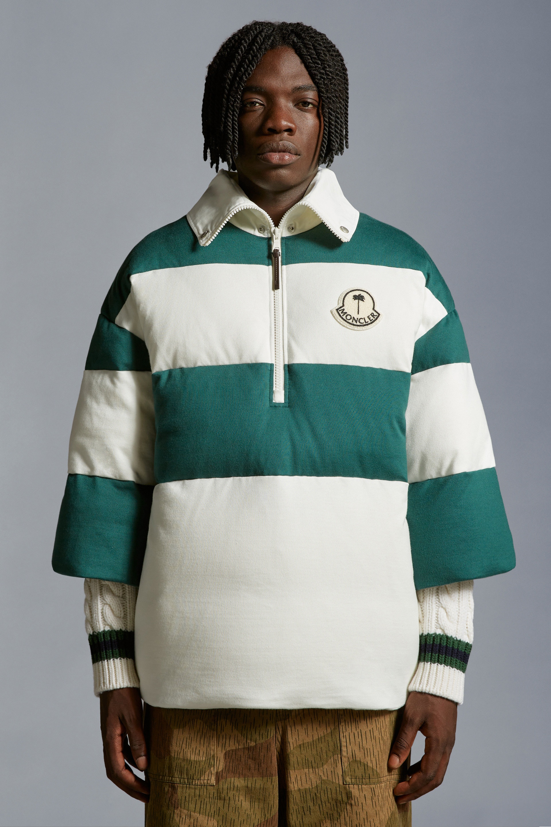 Padded Striped Polo Shirt - 3