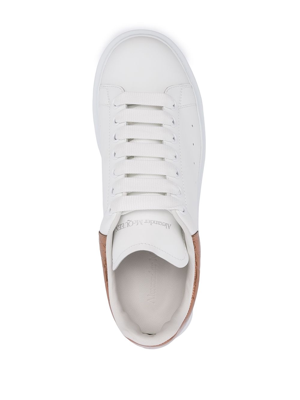 Oversize leather sneakers - 4