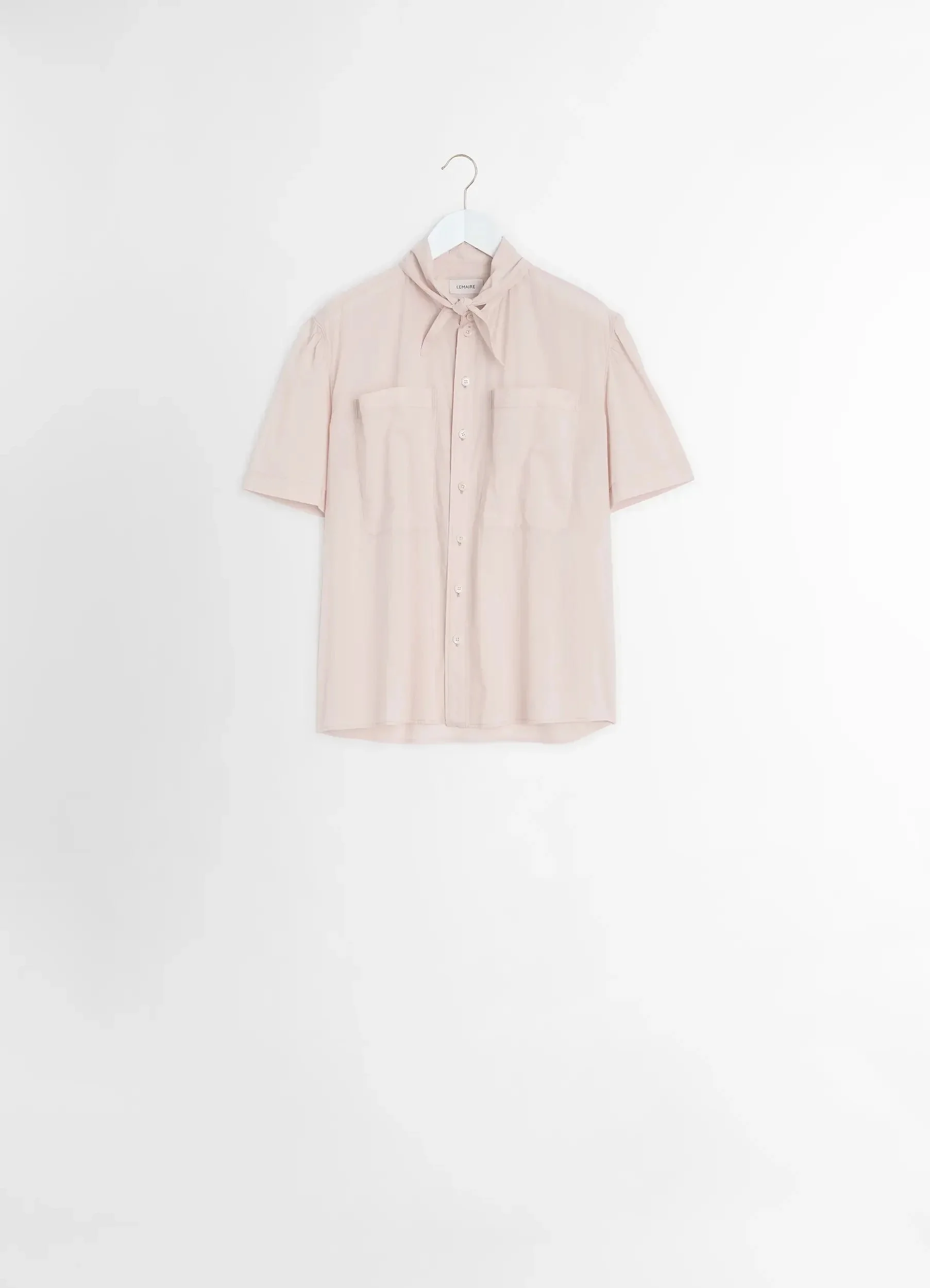 SHORT SLEEVE SHIRT WITH FOULARD - 1
