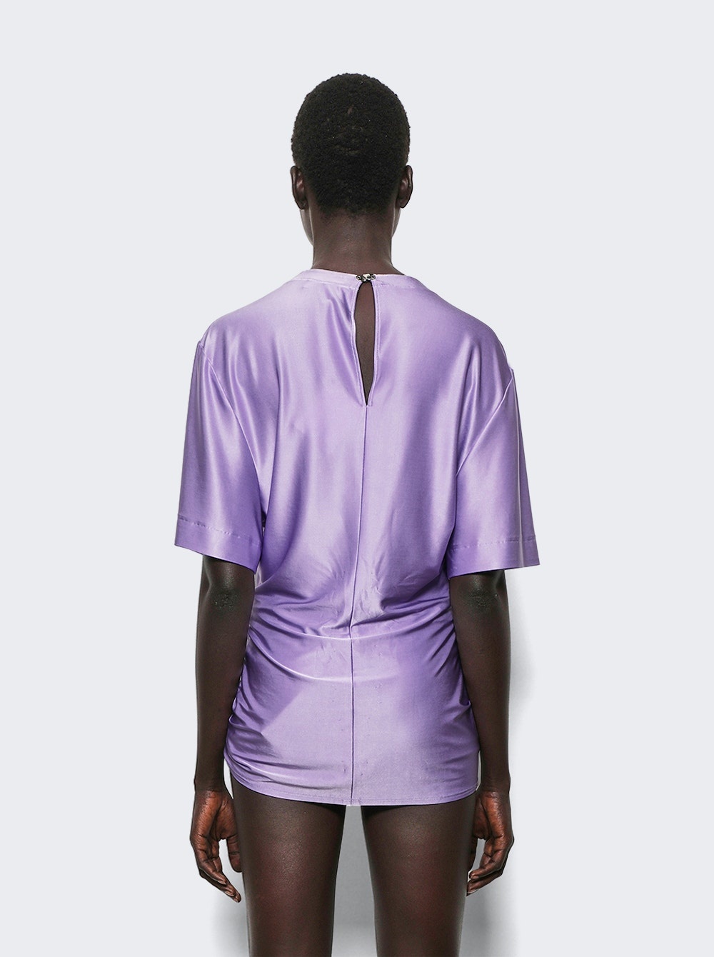 Short Sleeves Top Lavender - 4