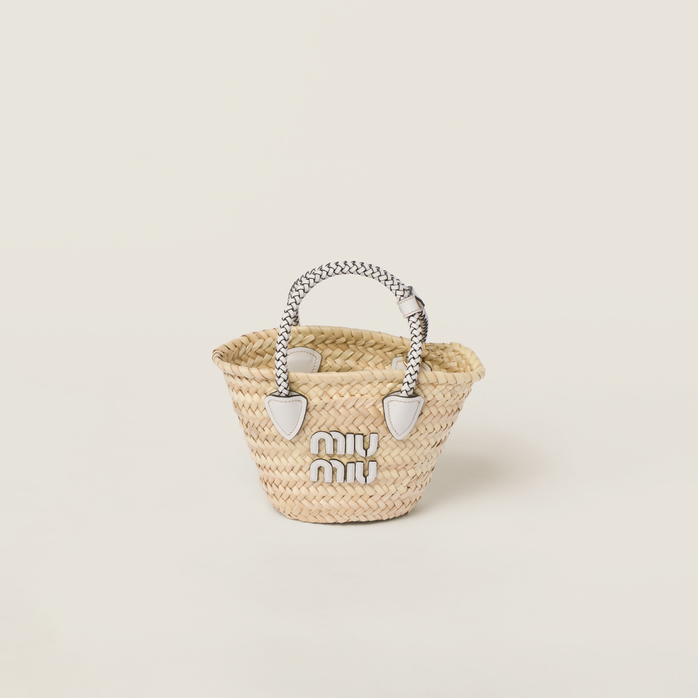 Woven fabric handbag - 1