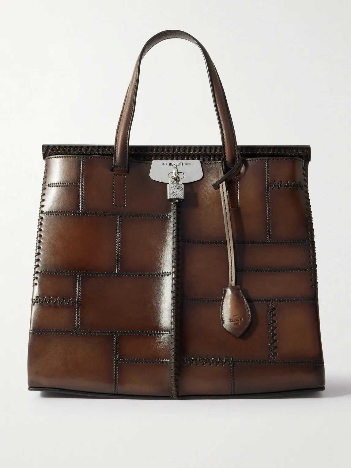 Luti 38 Patchwork Venezia Mosaico Leather Tote Bag - 1
