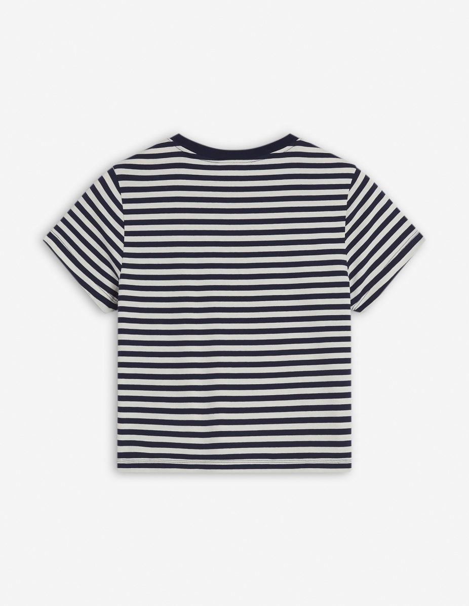 BOLD FOX HEAD PATCH MULTI STRIPES BABY TEE-SHIRT - 2