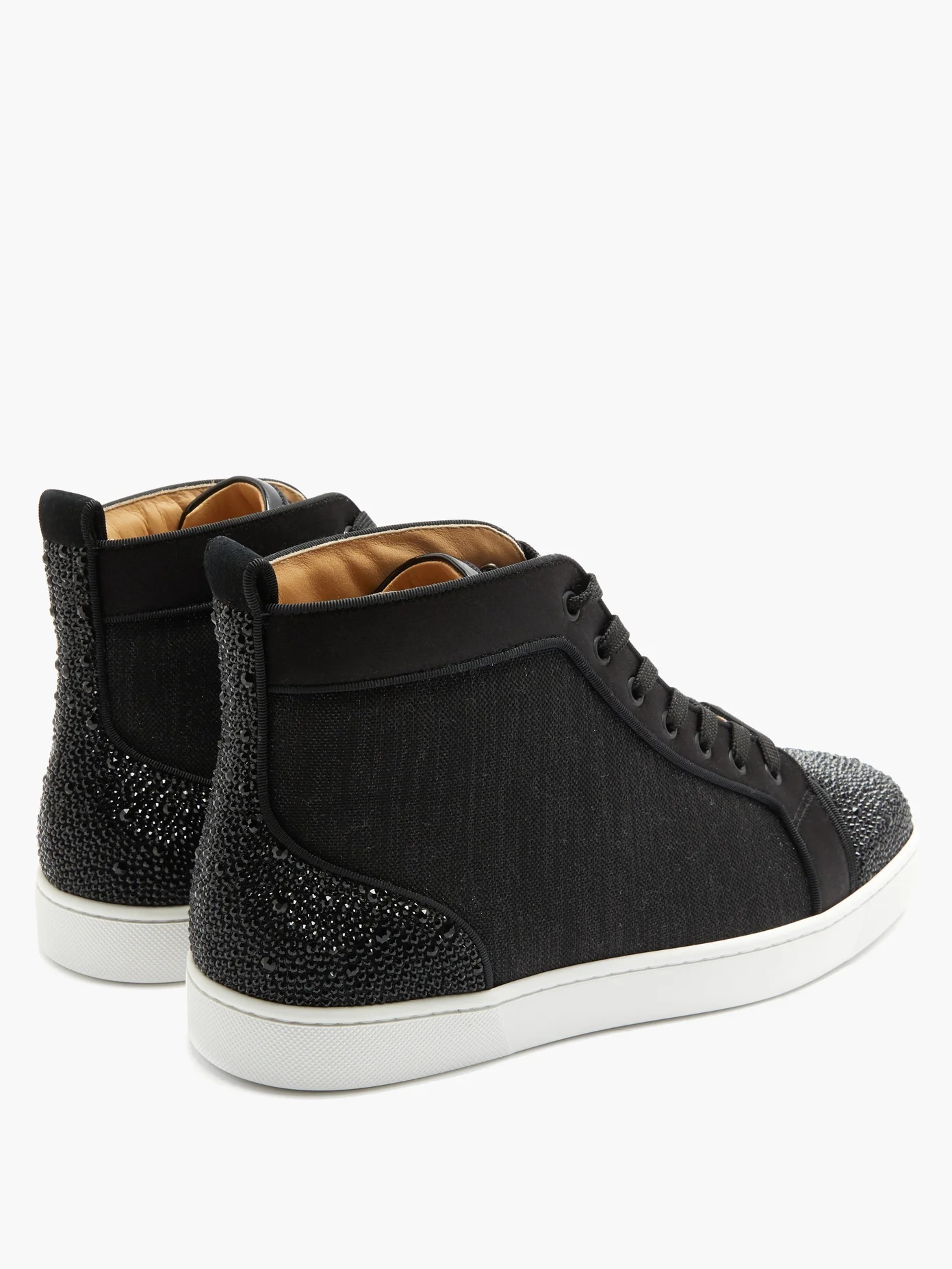 Louis P Strass II canvas high-top trainers - 4