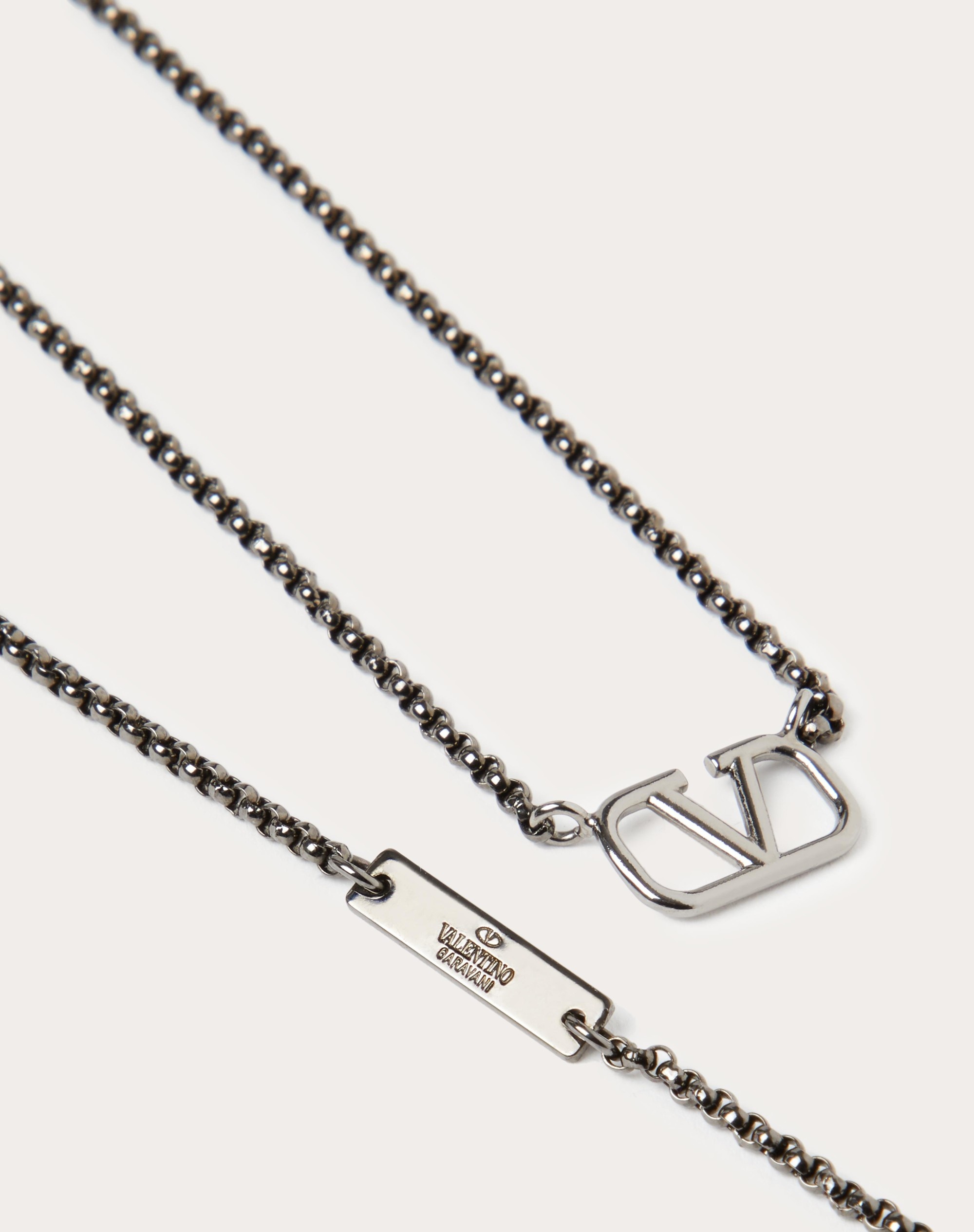 VLOGO SIGNATURE METAL NECKLACE - 2