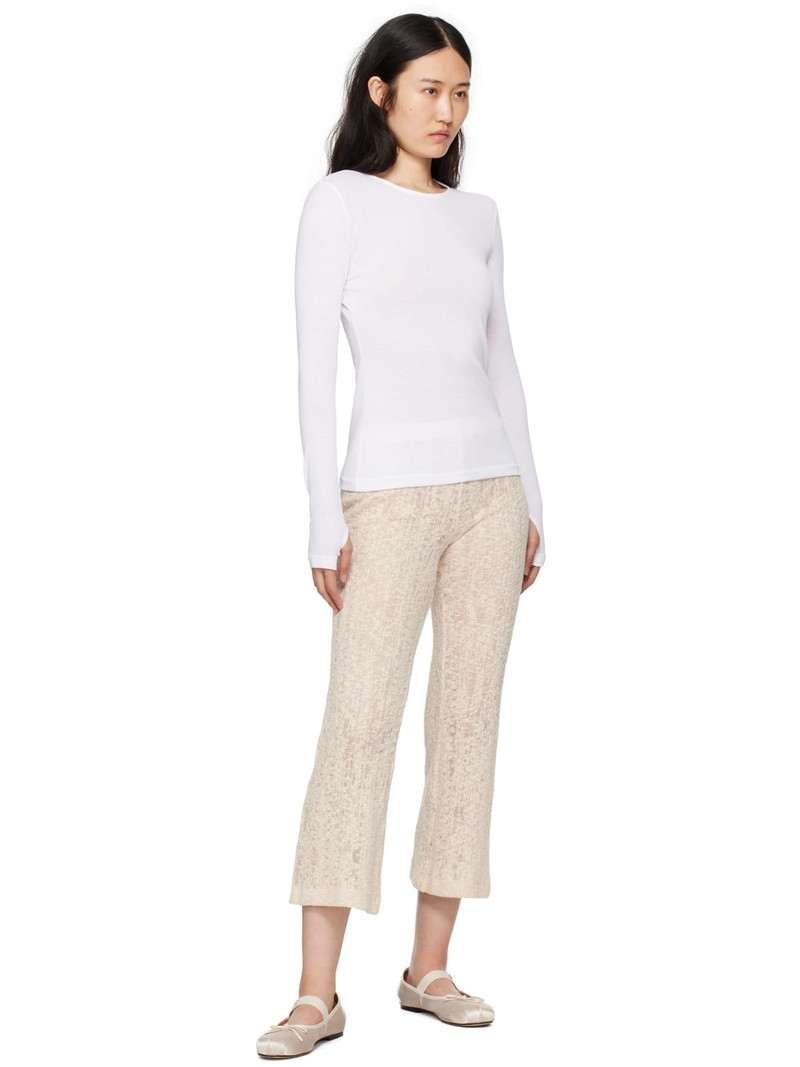 BITE Studios White Transparent Long Sleeve T-Shirt outlook