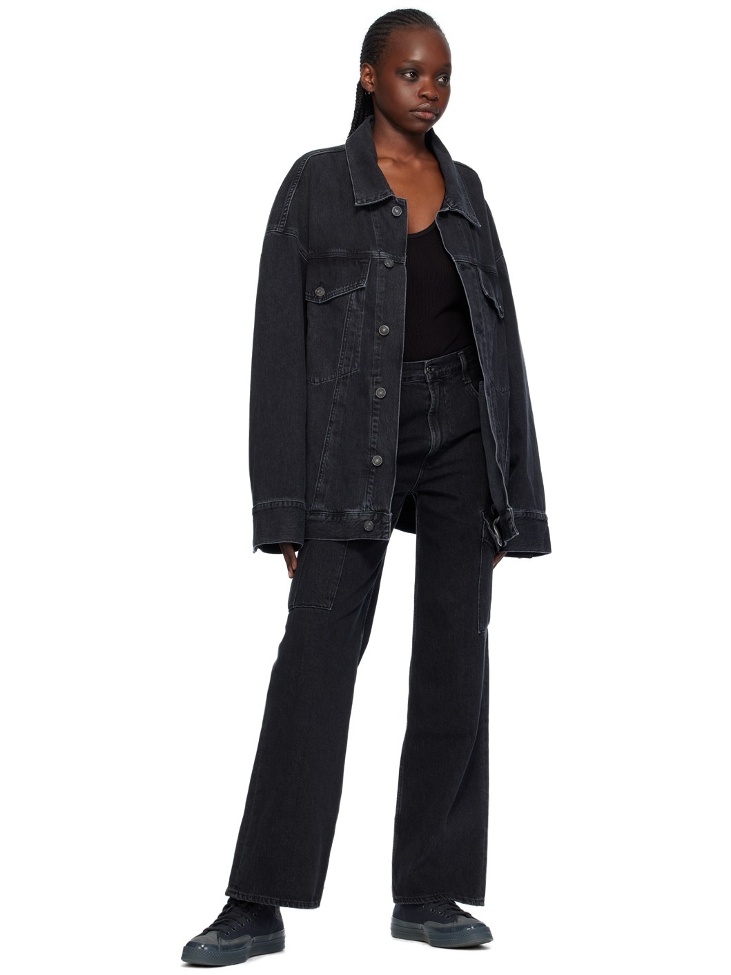 Black Wayne Denim Jacket - 4