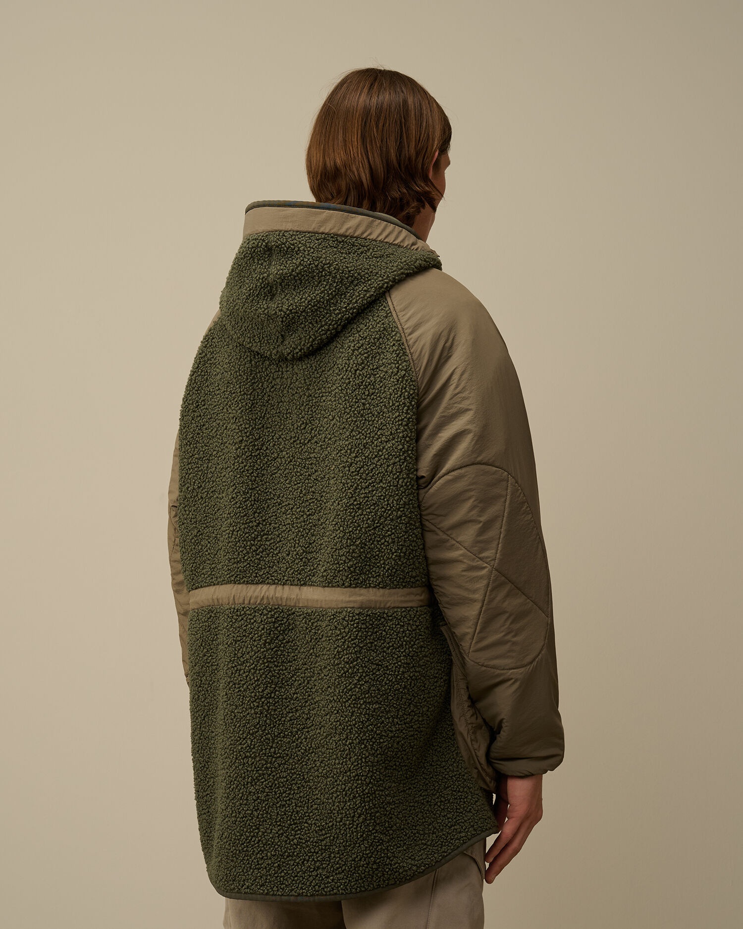 Polar Shell Mixed Hooded Parka - 3