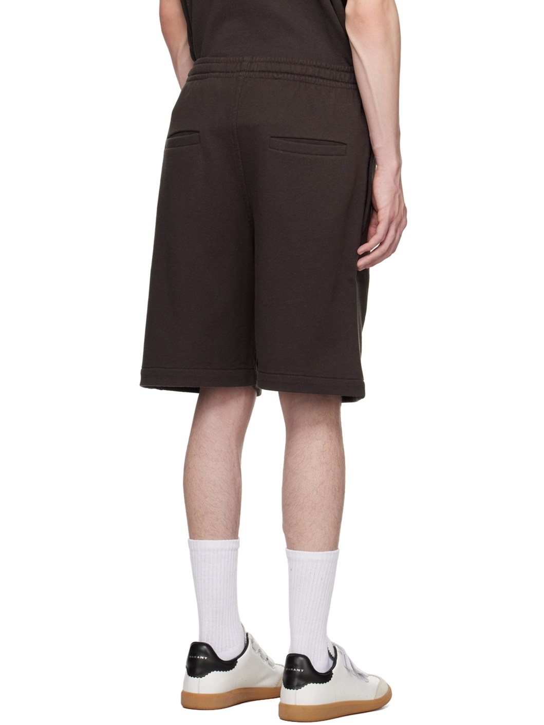 Black Flocked Shorts - 3