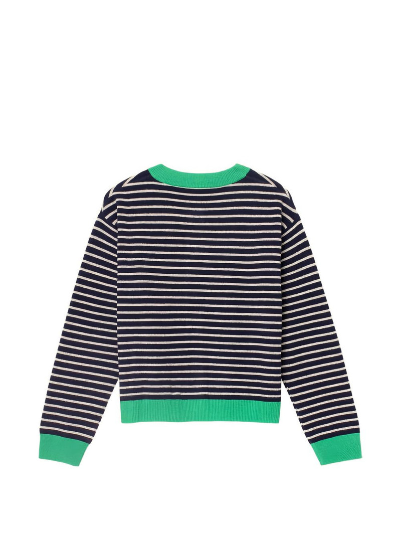 XÍRENA Lillian striped pocket cardigan outlook