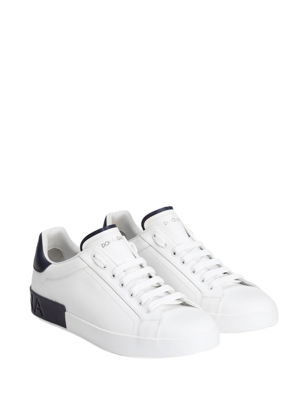 Portofino logo-debossed sneakers - 3