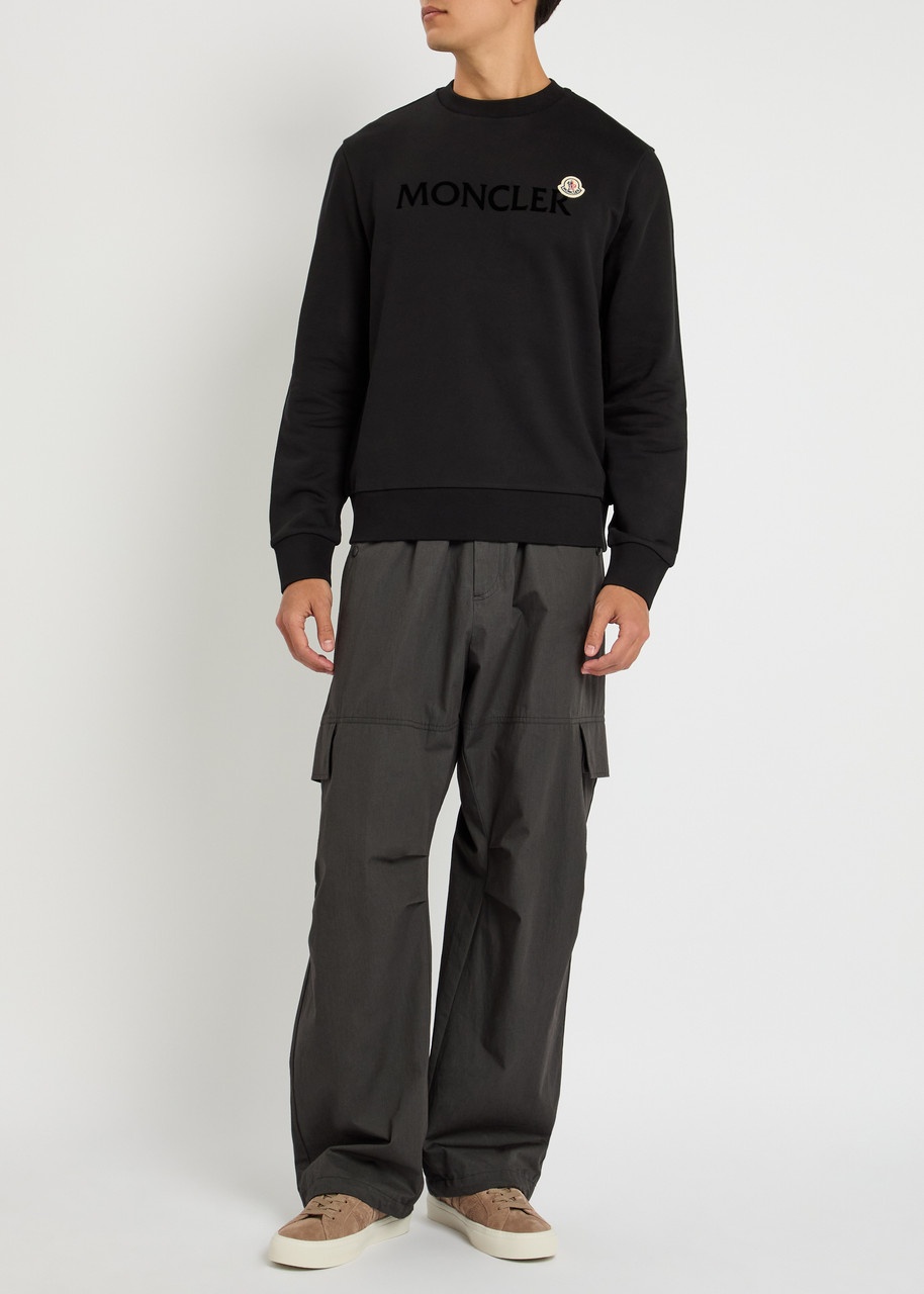 Moncler Logo Badge Cotton Sweatshirt - 4