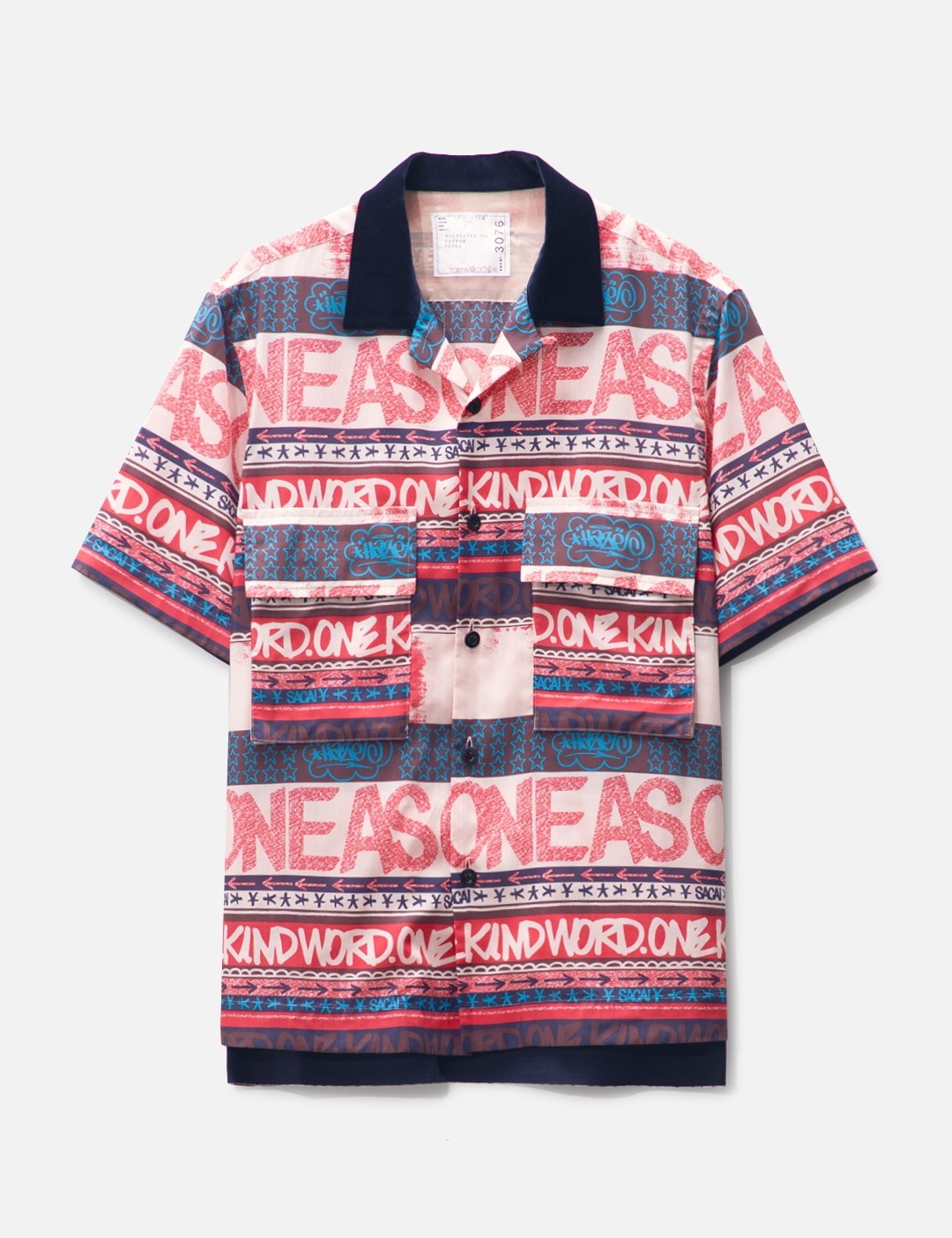 sacai SACAI X ERIC HAZE GRAPHIC SHIRT | hbx | REVERSIBLE