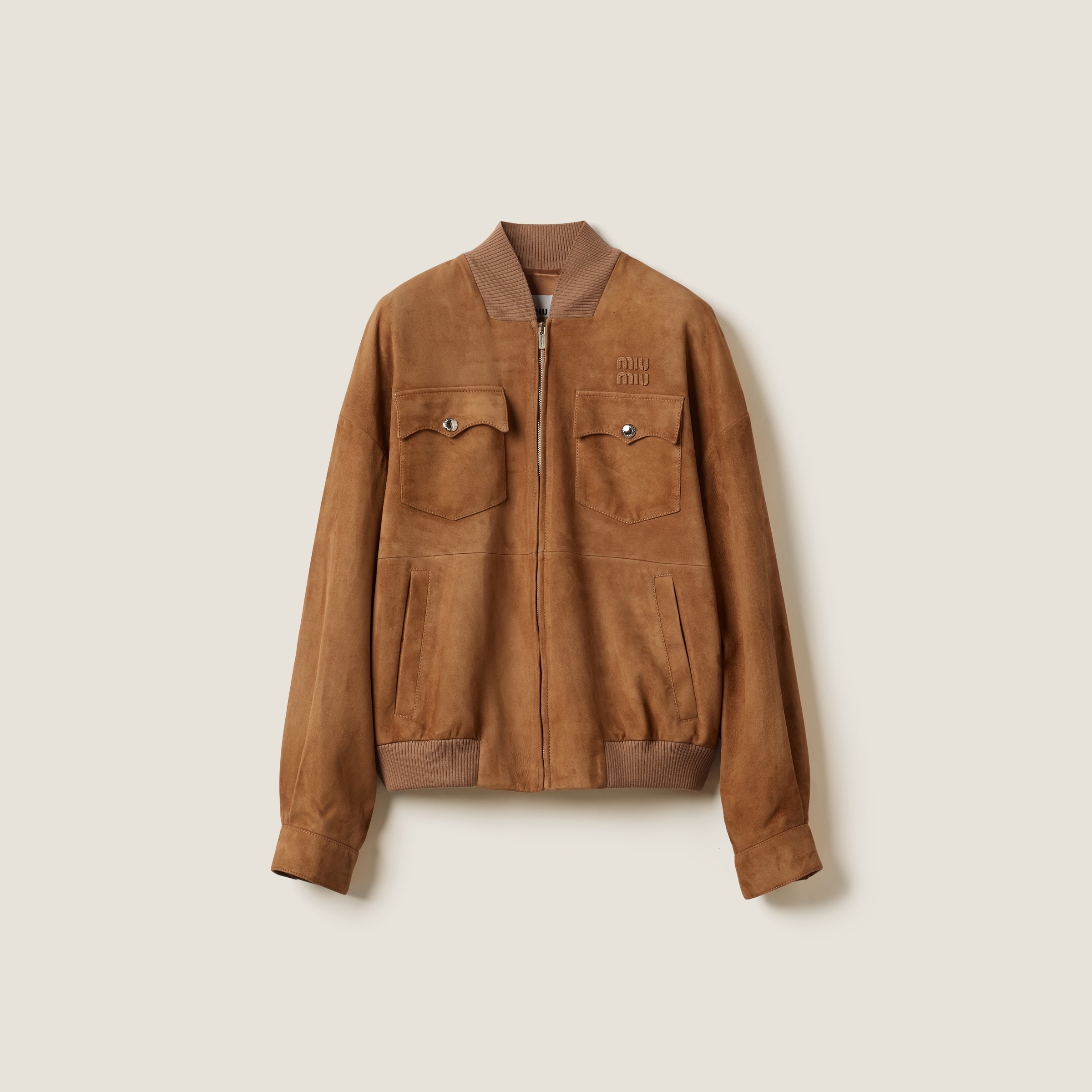 Suede nappa leather jacket - 1