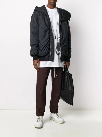 Rick Owens drawstring-waist straight trousers  outlook