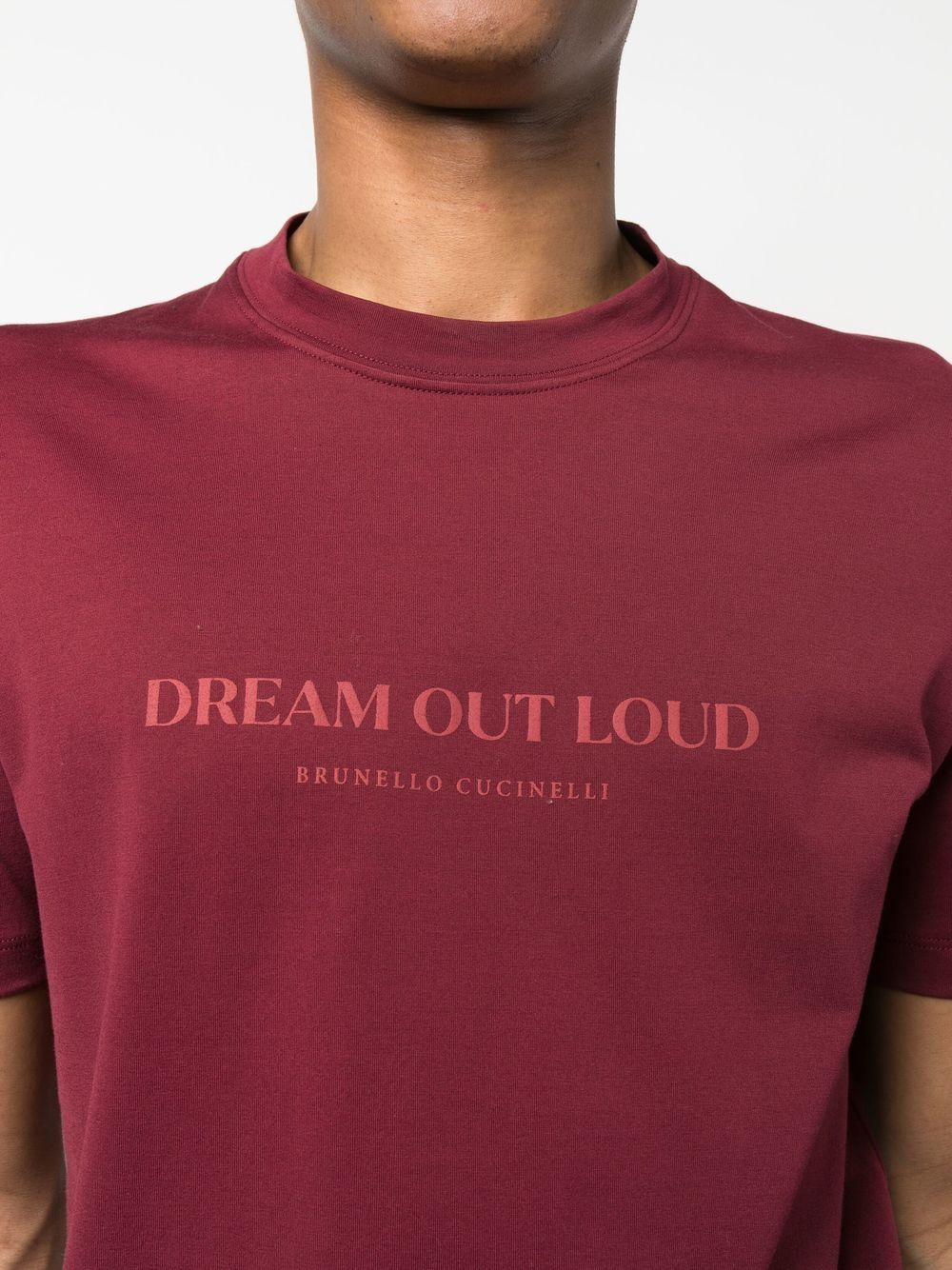 slogan-print cotton T-shirt - 4