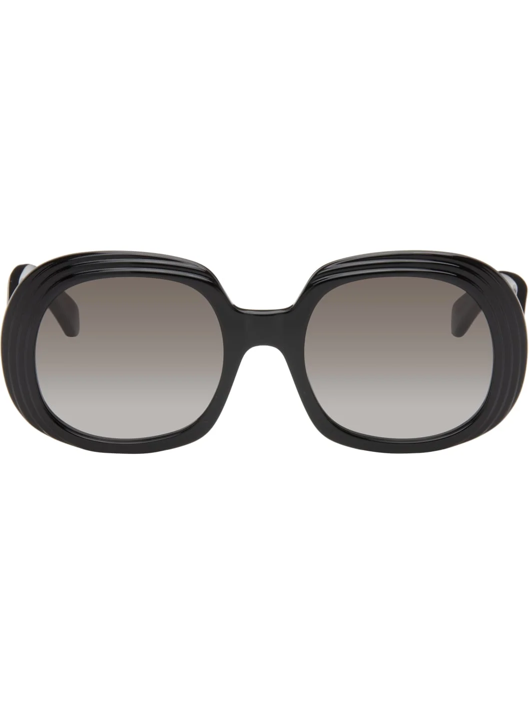 Black Mini Anagram Steps Sunglasses - 1