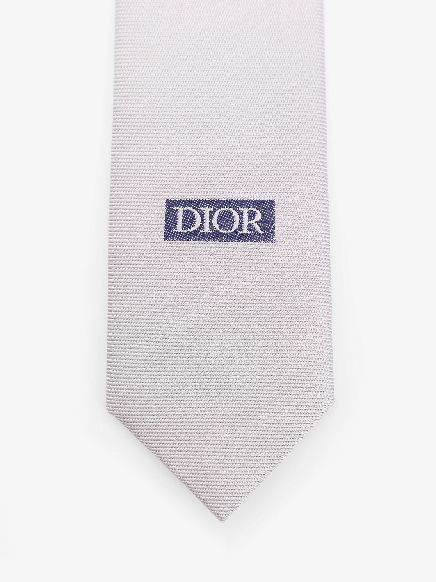 SILK TIE WITH EMBROIDERED LOGO MONOGRAM - 3