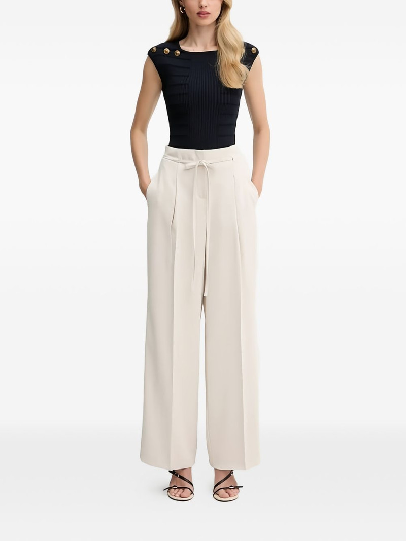 GUESS USA button-embellished ribbed top outlook