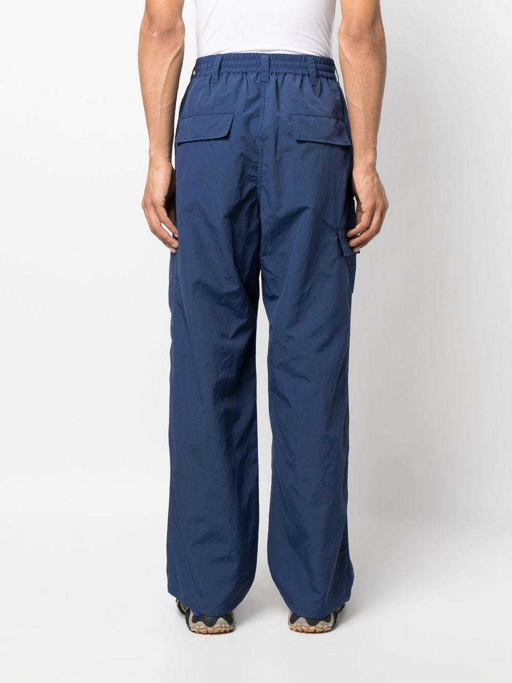 wide-leg cargo trousers - 4