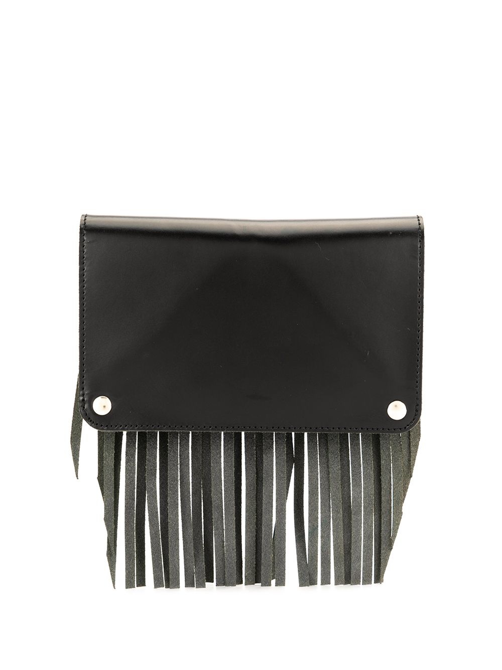 fringe-detail leather wallet - 2