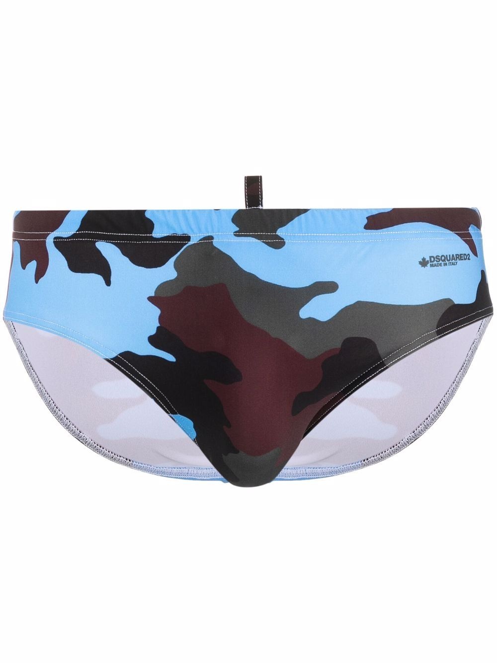 camouflage-print swim trunks - 1