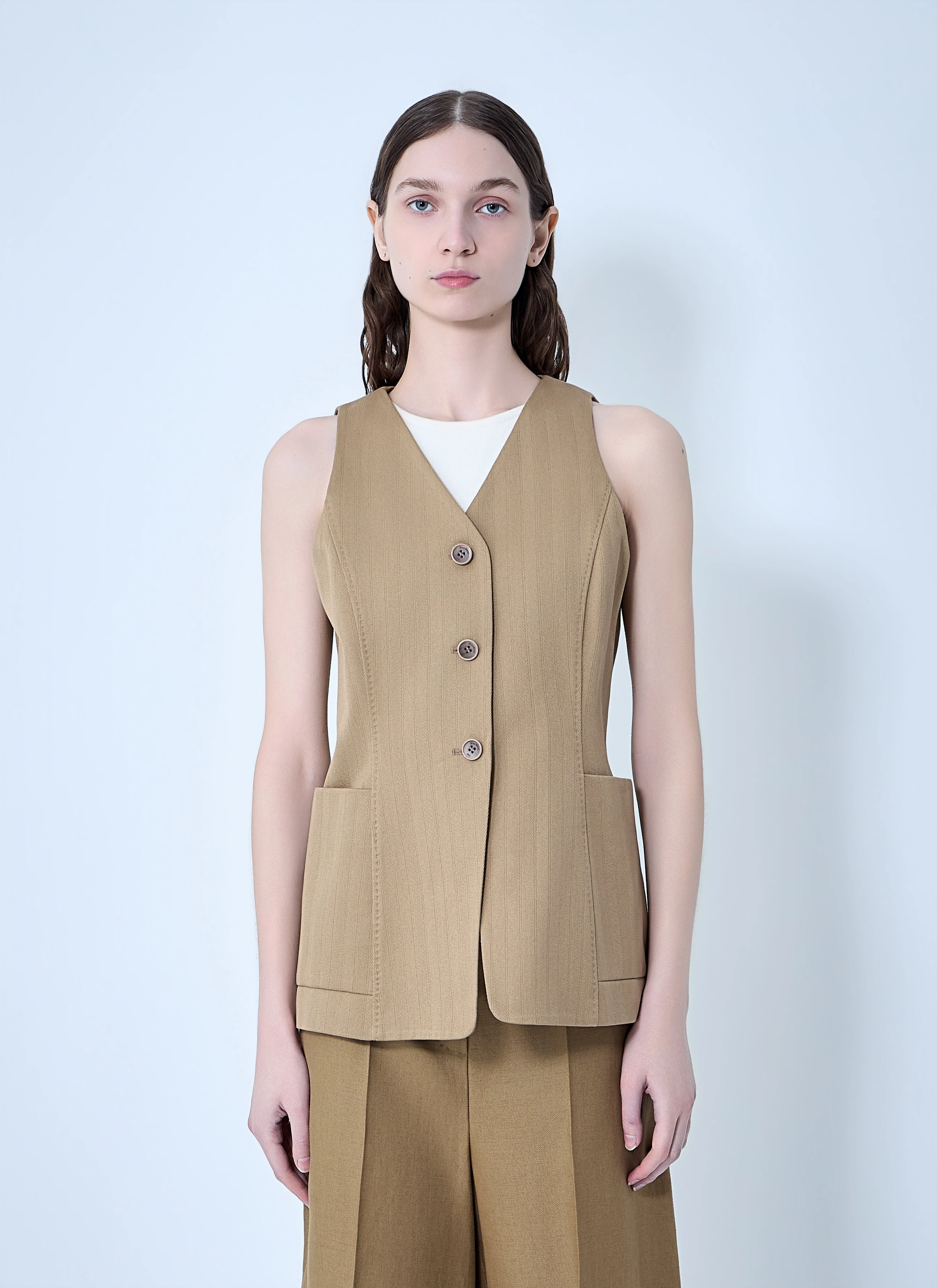 Max Mara Women Tailored Vest With Button Fastening - 1
