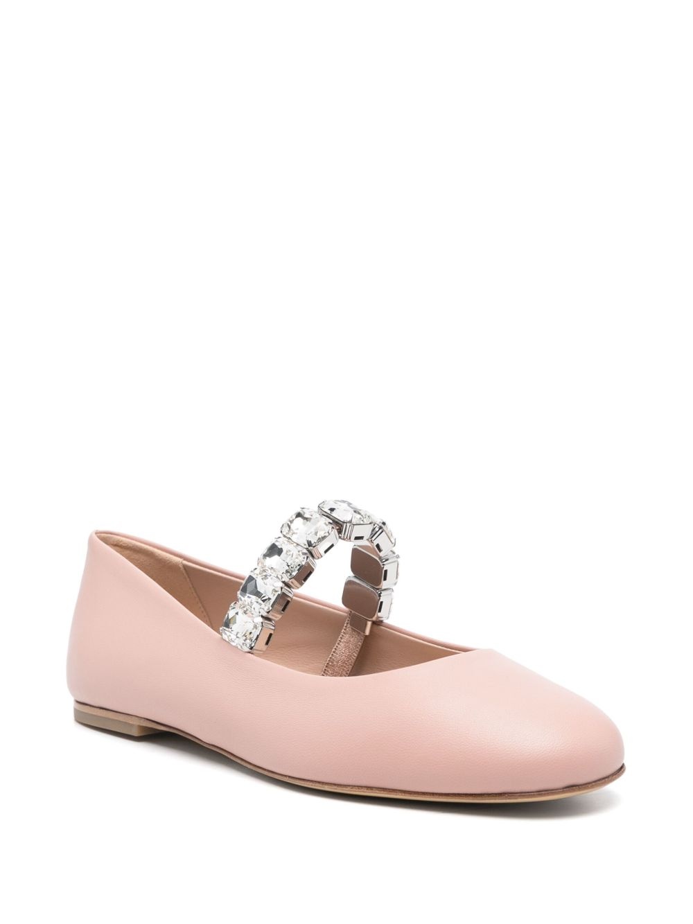 crystal-embellished ballet flats - 2