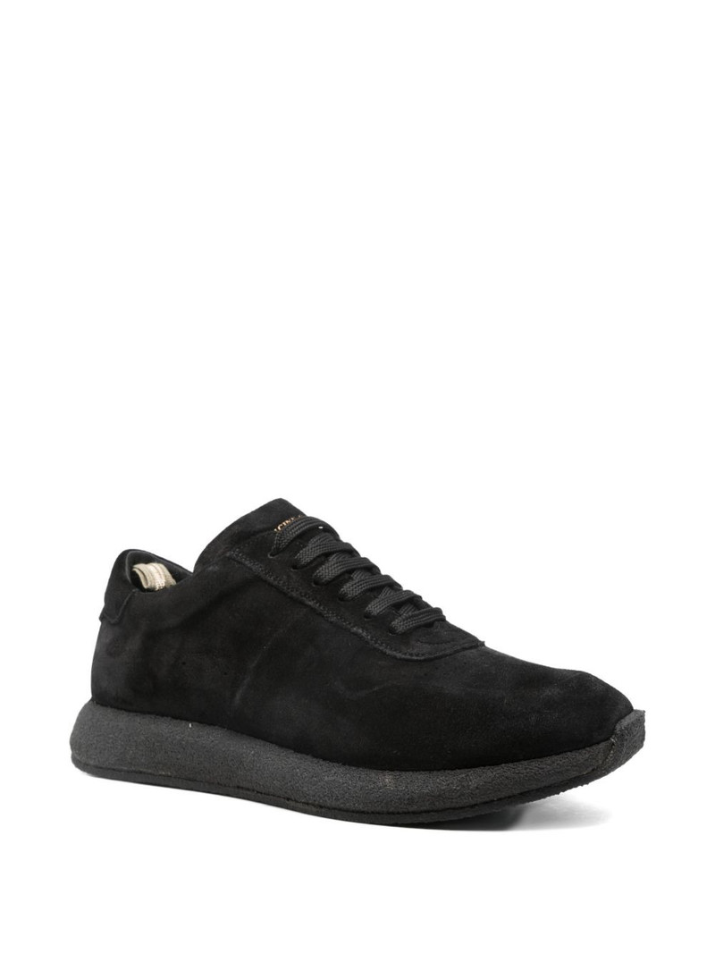 OFFICINE CREATIVE lace-up suede sneakers outlook