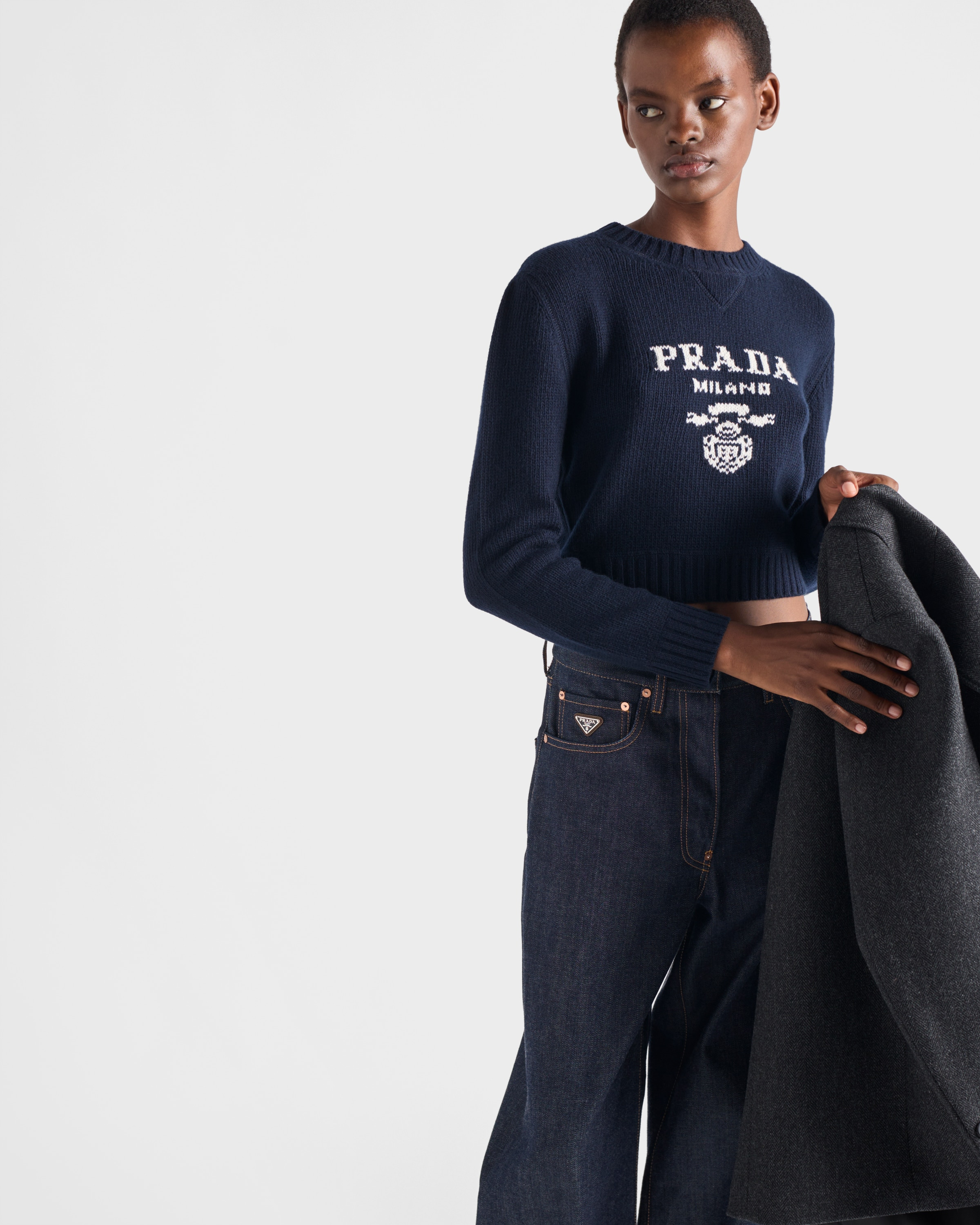 Wool and cashmere crew-neck sweater - 6