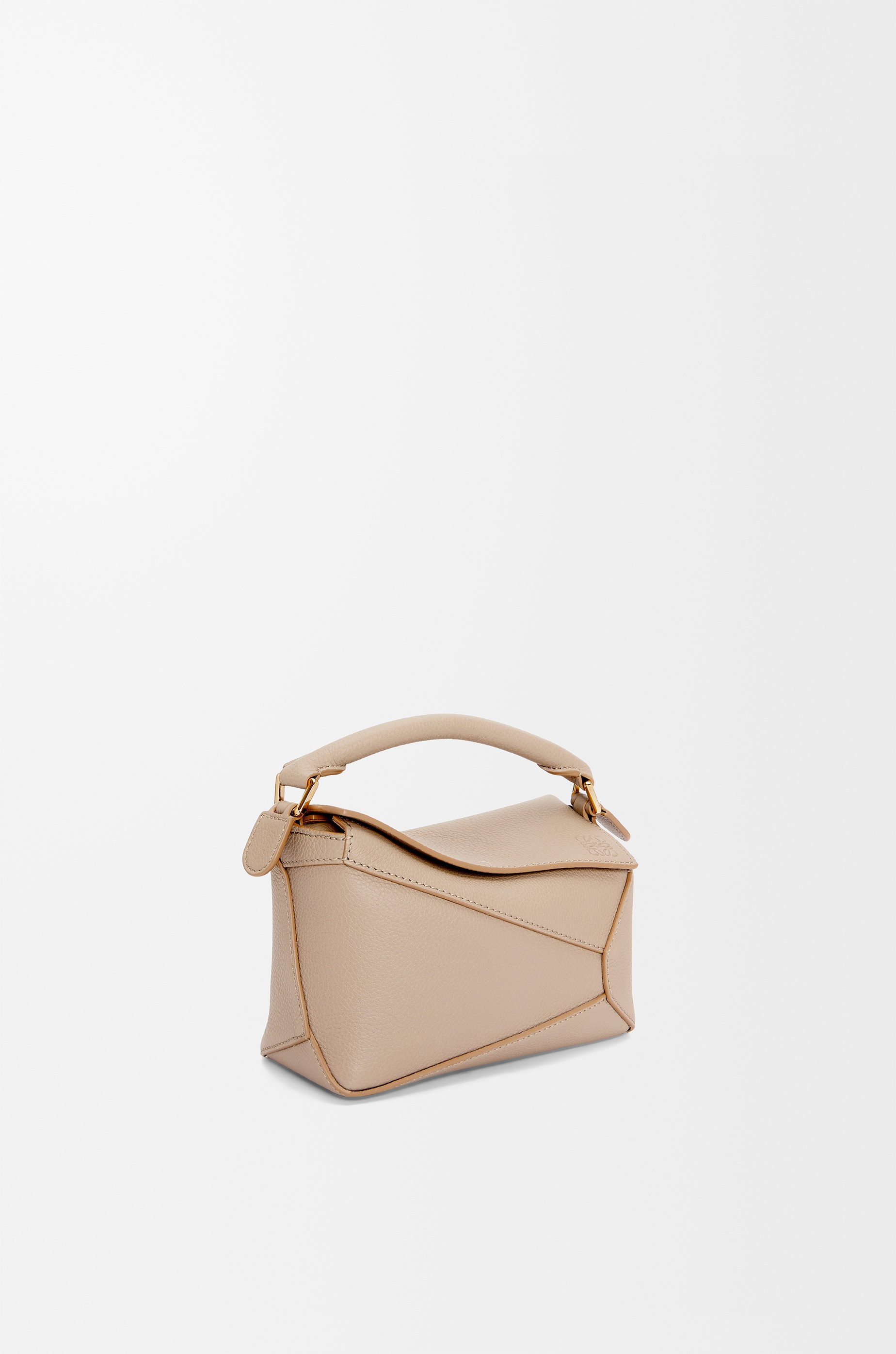 Mini Puzzle bag in soft grained calfskin - 4