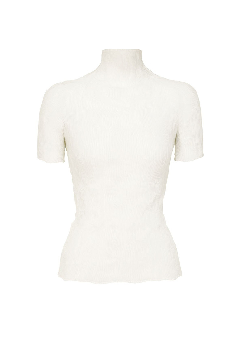 CHIFFON TWIST BK/WT-46 TOP - 1