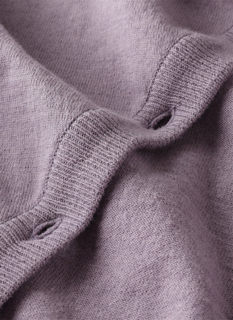 8.0 KNIT HOODIE CENTER (LAVENDER) 5
