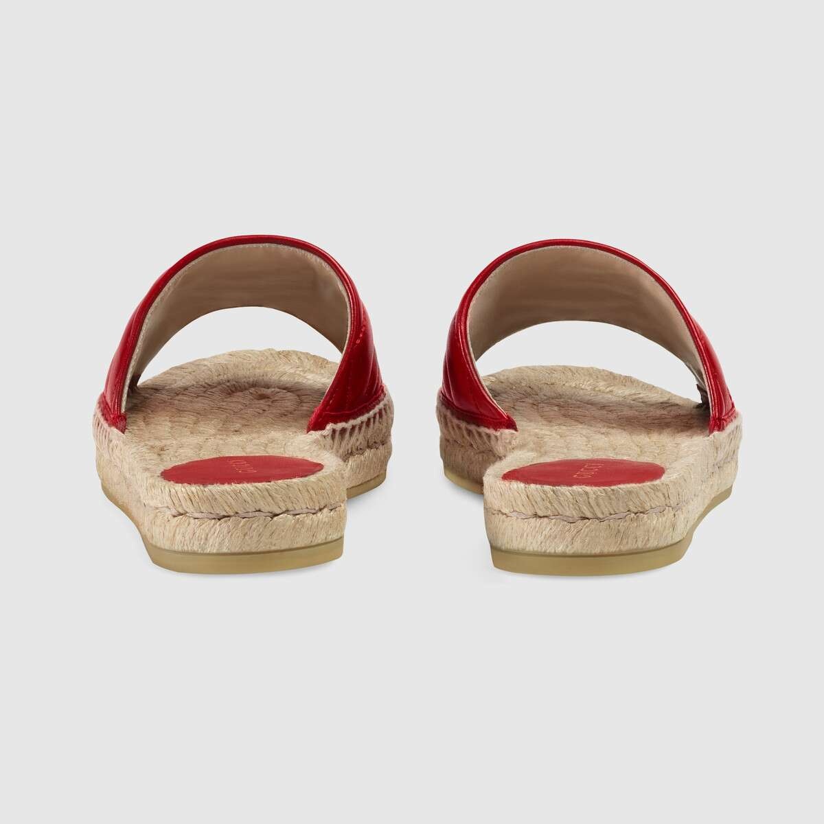 Leather espadrille sandal - 4