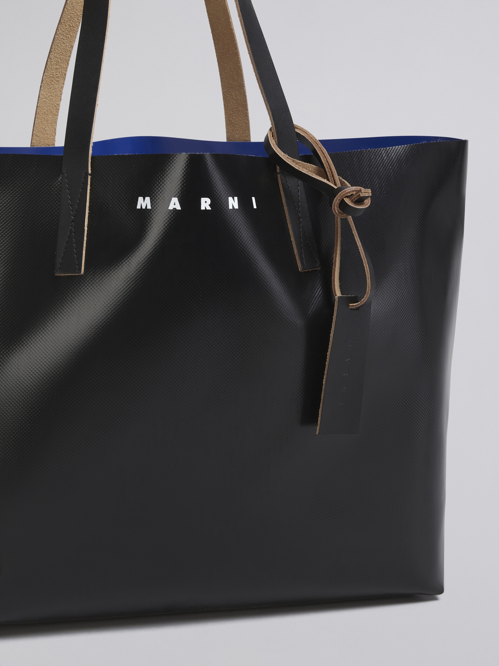 BLACK AND BLUE TRIBECA SHOPPING BAG - 4