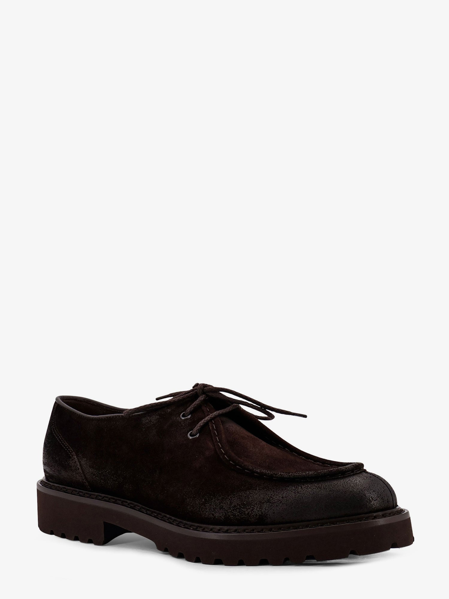 DOUCAL'S - Doucal'S Commander Suede Lace Up Shoes - 2