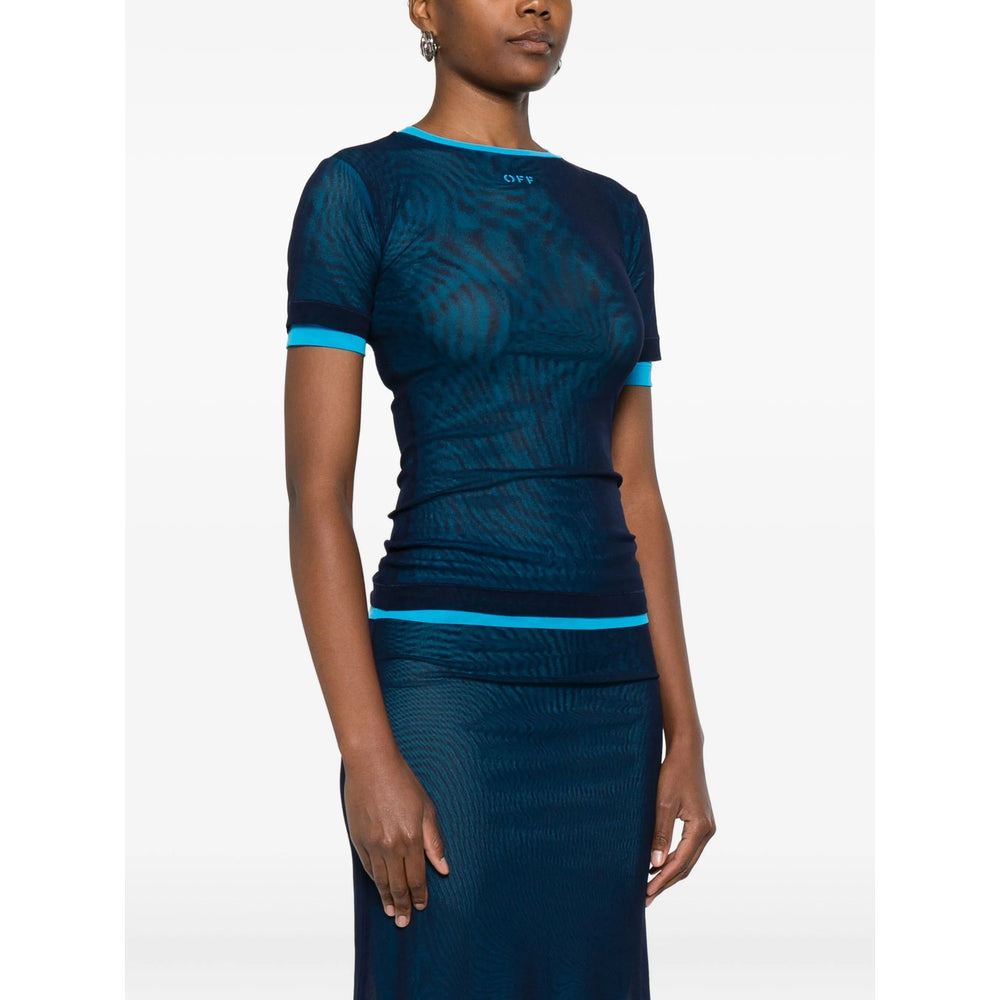 Off-White Blue Tops - T-Shirts & Jerseys Women - 2