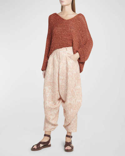 Loro Piana Shikotsu Silk Polo Sweater outlook