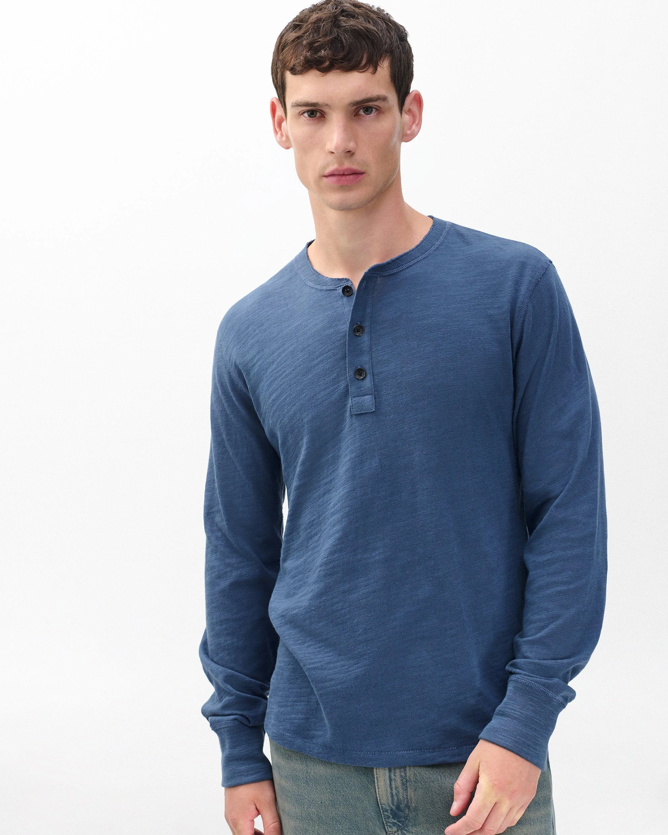 Classic Slub Henley - 1