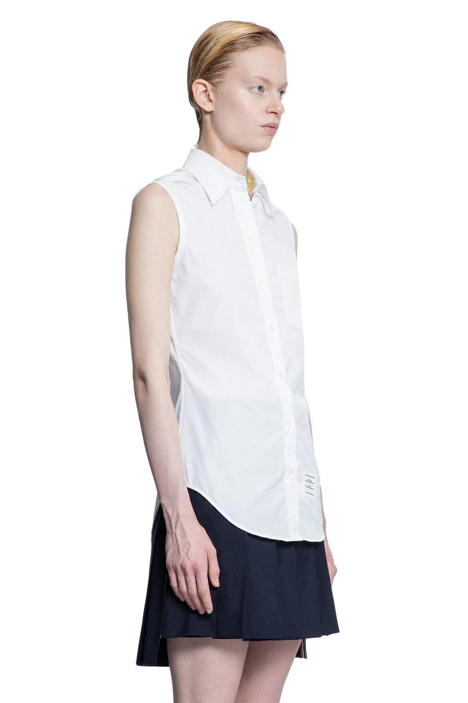 Poplin-Sleeveless-Shirt - 2