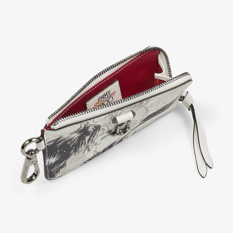 JIMMY CHOO Sailor Moon & Tuxedo Mask  Lise-Z Card Holder
Monochrome Manga Printed PU Leather Wallet outlook