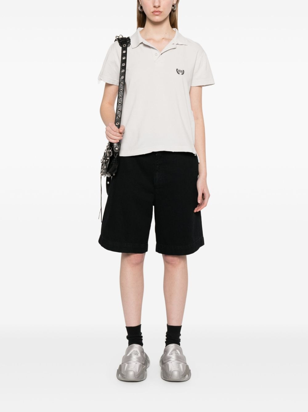 logo-embroidered polo shirt - 2