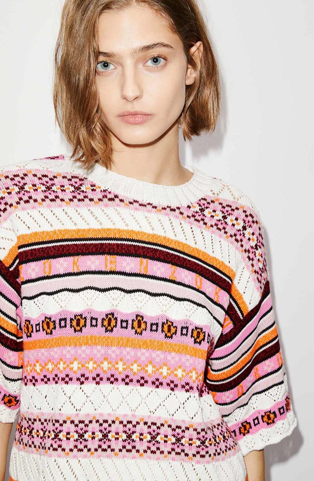 'Fair Isle' oversized jumper - 6