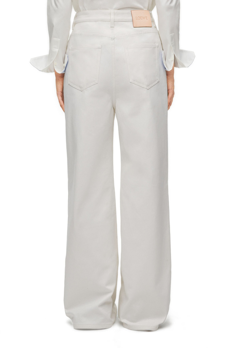 High waisted jeans in cotton 7