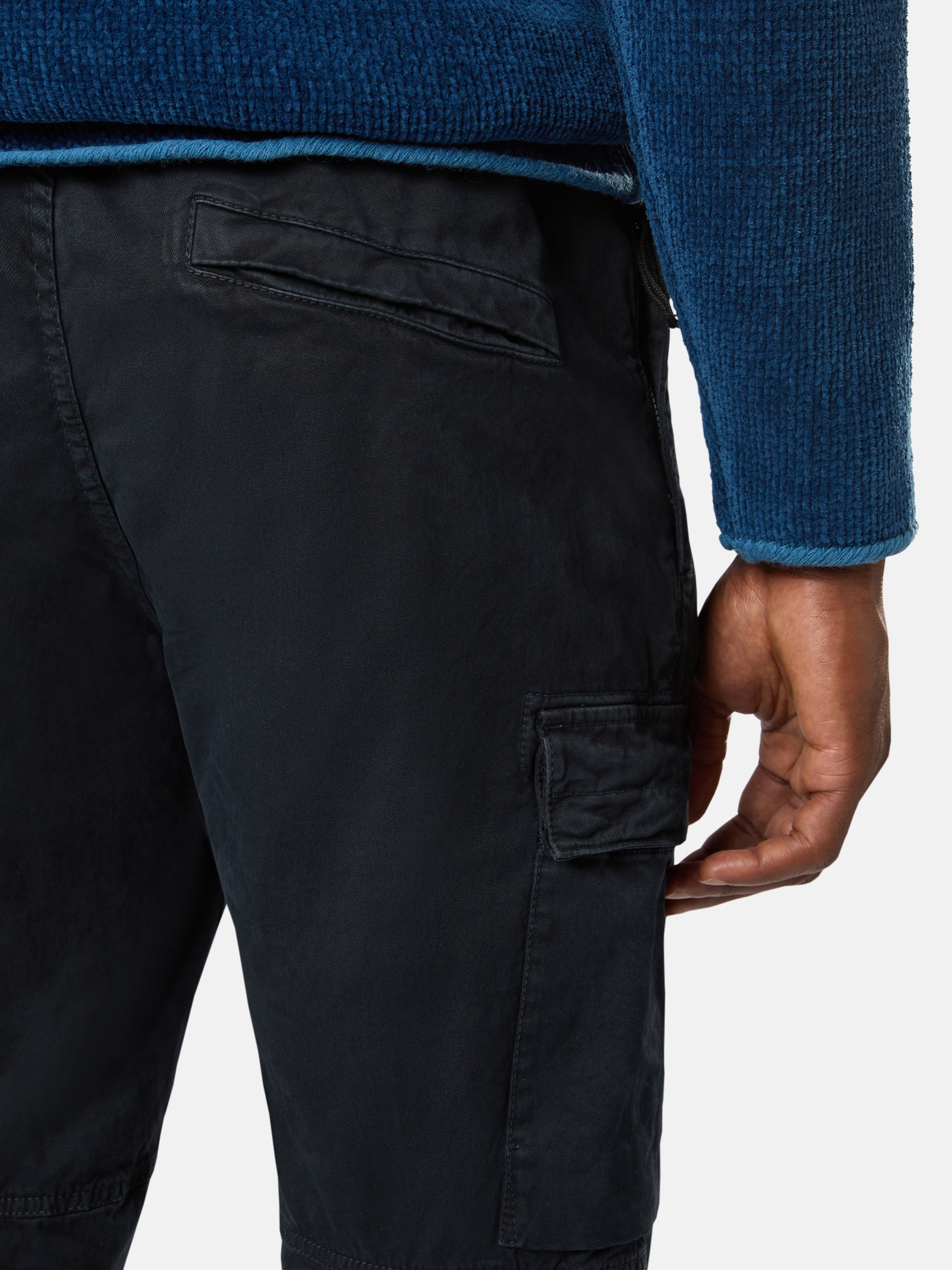 3100033 STRETCH ORGANIC BROKEN TWILL COTTON 'OLD' EFFECT - 4