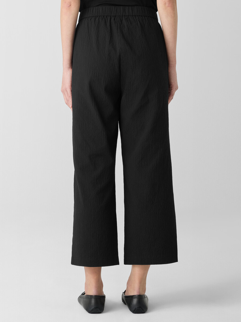 Organic Cotton Pucker Straight Pant 4